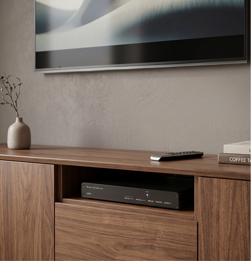 USR51 installed inside a media cabinet