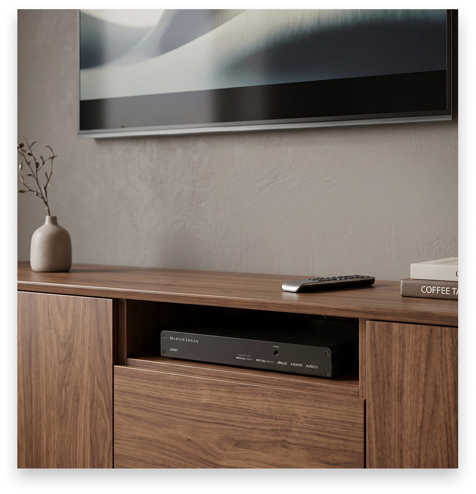 USR51 installed inside a media cabinet